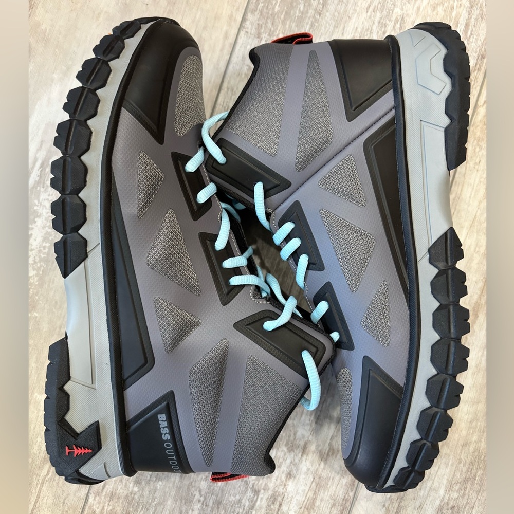 GH Bass Outdoor Boots with Light Blue Accents New With Tags 99.00